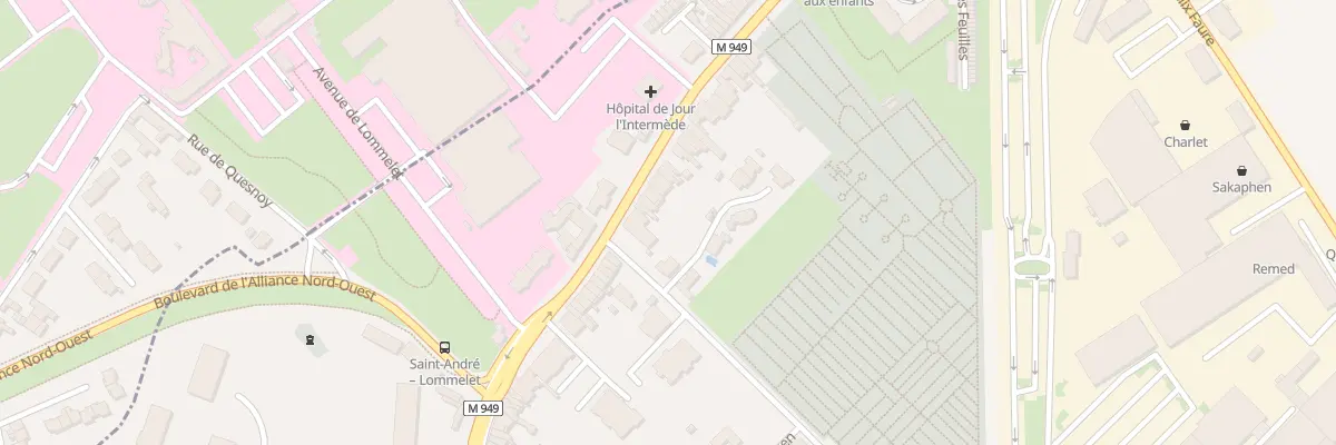 Plan du 218 Rue du Général Leclerc à Saint-André-lez-Lille