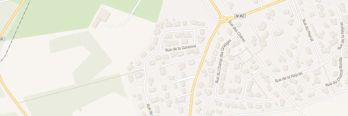 Plan du 7 Rue de la Garenne à Malauzat