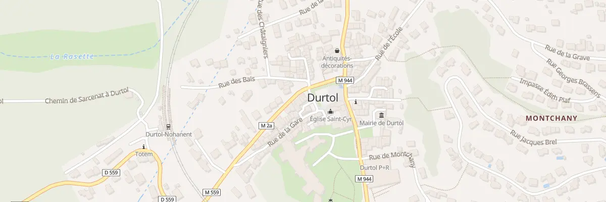 Plan du 14 Rue de la Gare à Durtol
