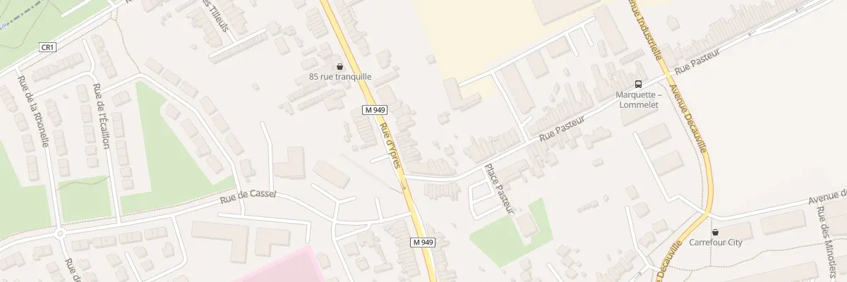 Plan du 125 Rue d’Ypres à Marquette-lez-Lille