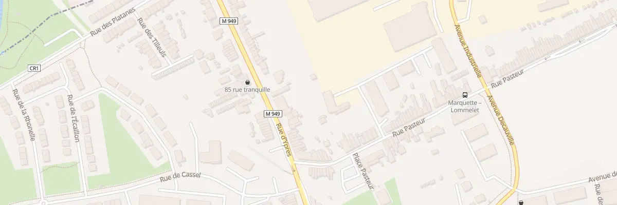 Plan du 113 Rue d’Ypres à Marquette-lez-Lille