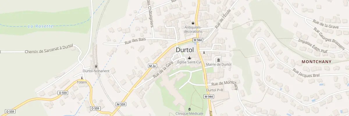 Plan du 24 Rue de la Gare à Durtol