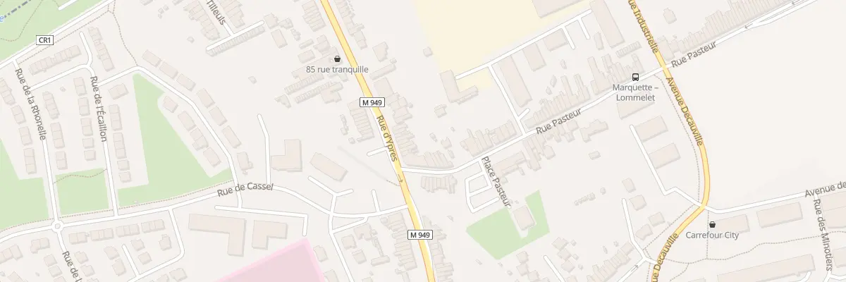 Plan du 129 Rue d’Ypres à Marquette-lez-Lille