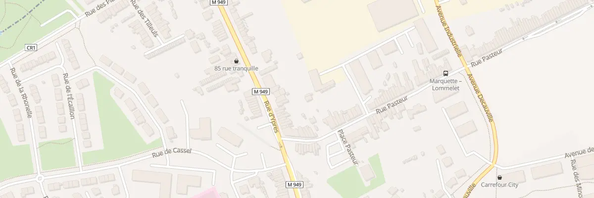 Plan du 117 Rue d’Ypres à Marquette-lez-Lille