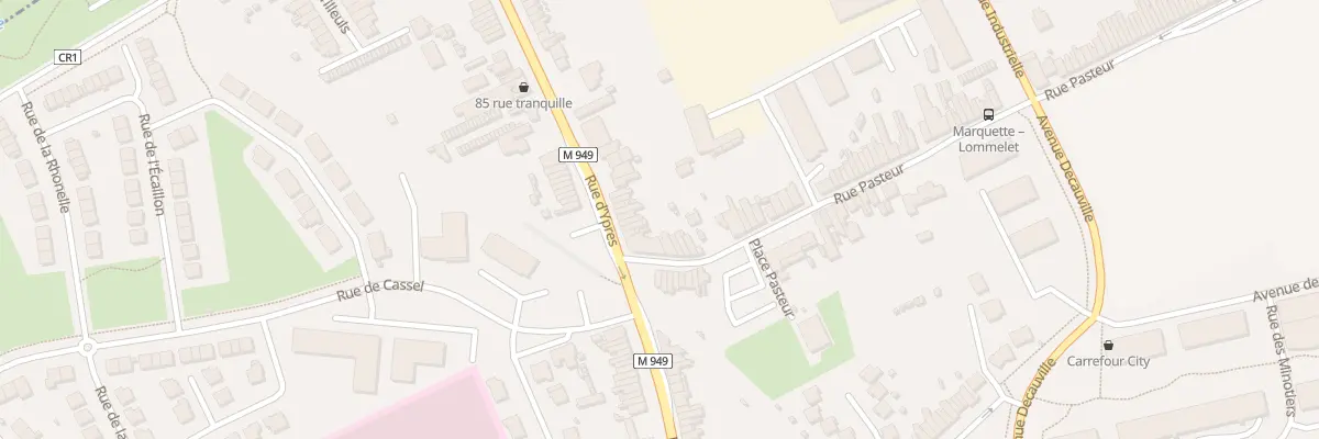 Plan du 131 Rue d’Ypres à Marquette-lez-Lille