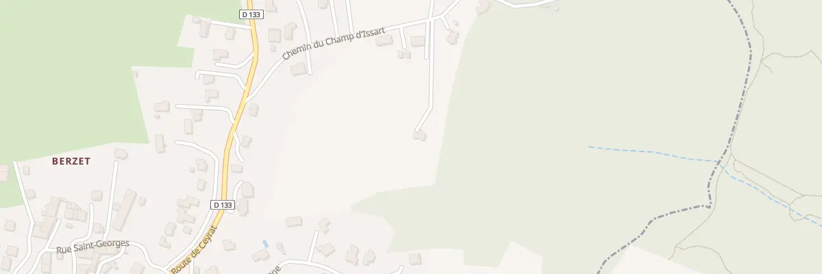 Plan du 10 Chem du Champ d’Issart Berzet à Saint-Genès-Champanelle