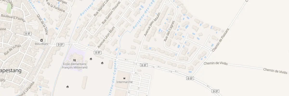 Plan du 1 Rue du Chalet à Capestang