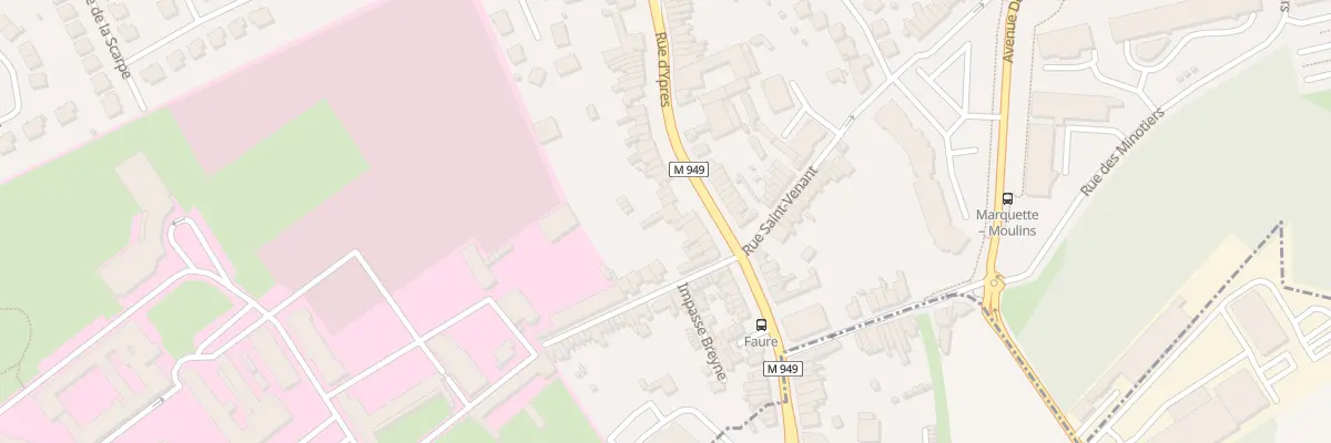 Plan du 222 Rue d’Ypres à Marquette-lez-Lille