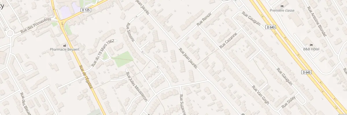 Plan du 226 Rue Jean Jaurès à Cuincy
