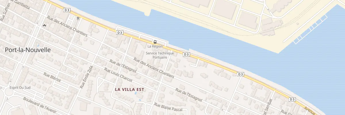 Plan du 1 Rue Louis Blanc à Port-la-Nouvelle
