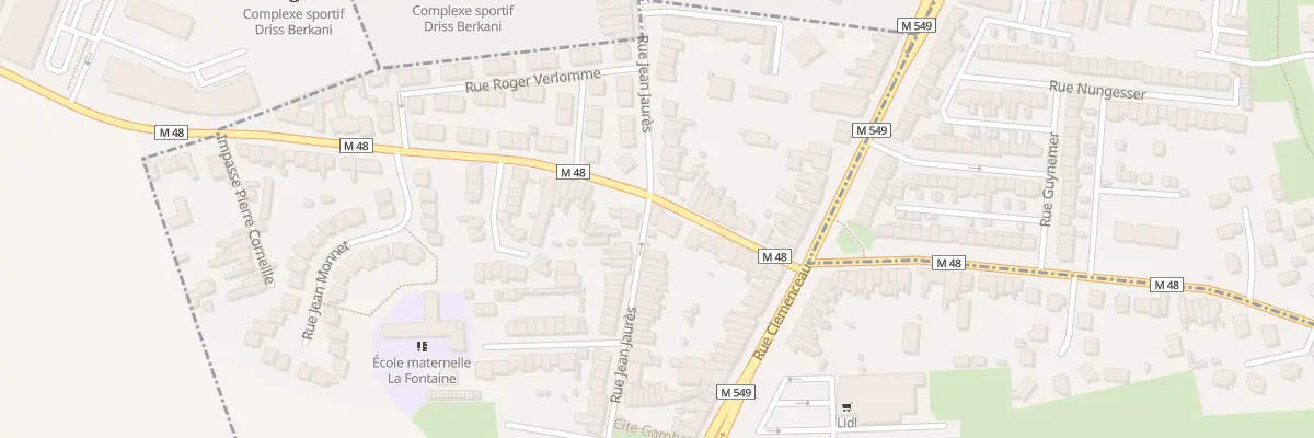 Plan du 39 Rue Jean Jaurès à Wattignies