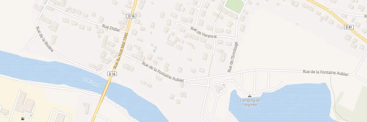 Plan du 15 Rue de la Fontaine Aubier à Attichy