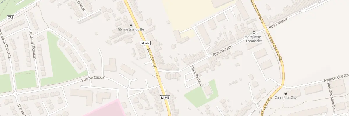 Plan du 298 Rue Pasteur à Marquette-lez-Lille