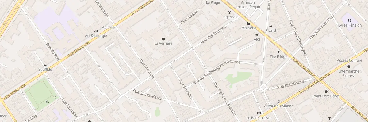 Plan du 37 Rue des Stations à Lille