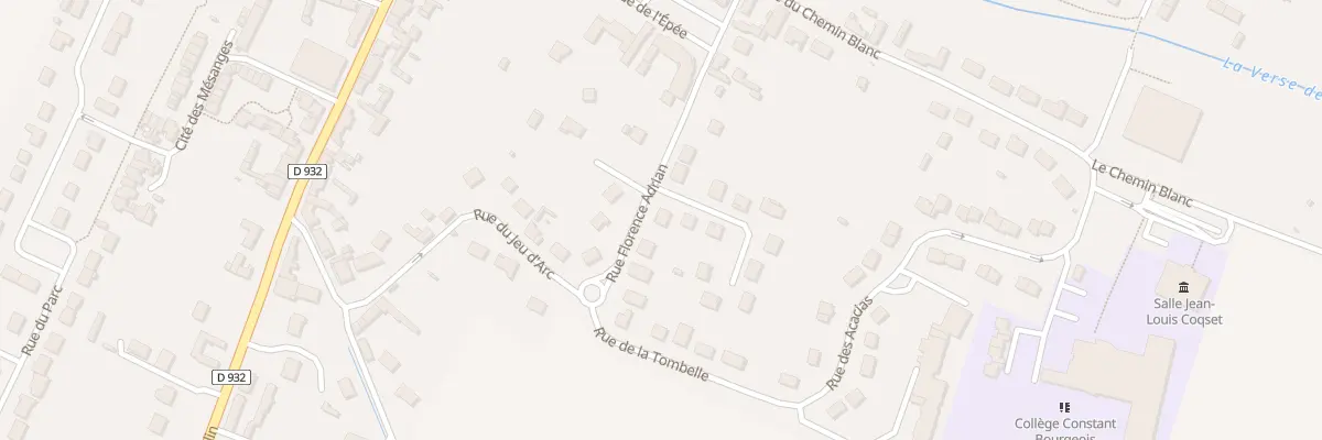 Plan du 259 Rue Florence Adrian à Guiscard