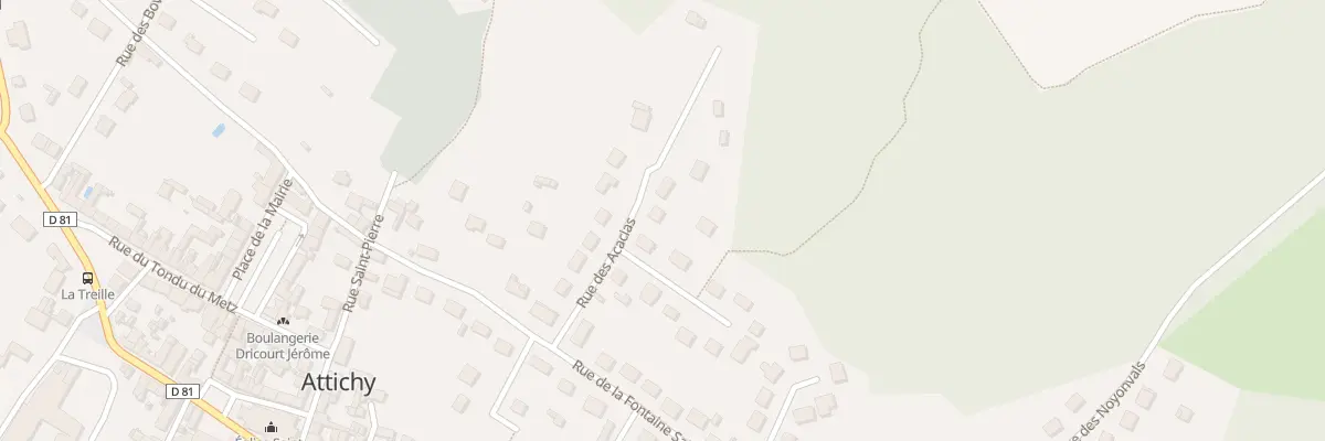 Plan du 27 Rue des Acacias à Attichy