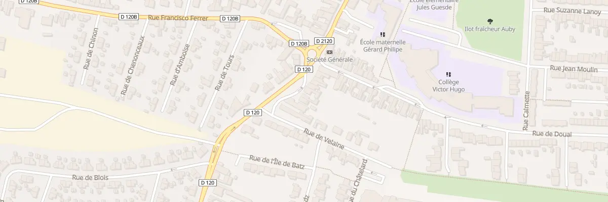 Plan du 41 Rue Léon Gambetta à Auby