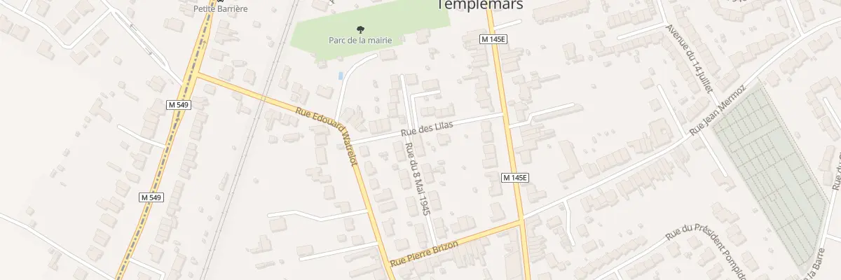 Plan du 16 Rue du 8 Mai 1945 à Templemars