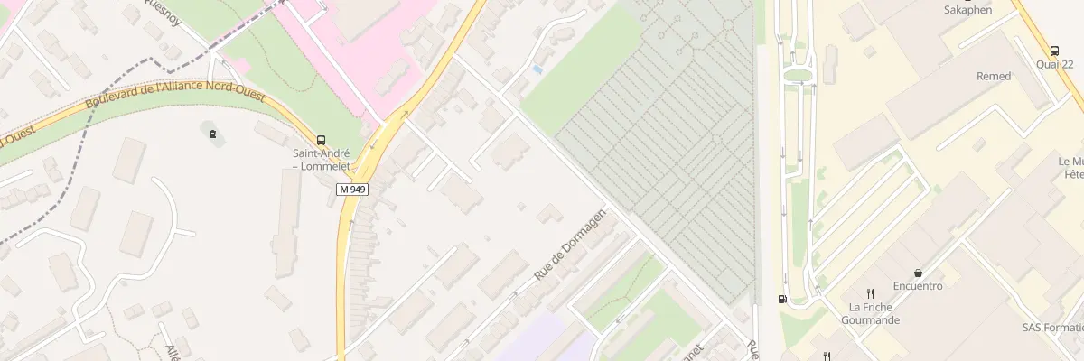 Plan du 126 Rue du Général Leclerc à Saint-André-lez-Lille