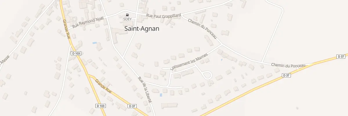 Plan du 13 Les Marnes à Saint-Agnan