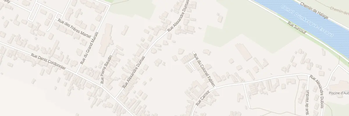 Plan du 38 Rue Alexandre Dumas à Auby