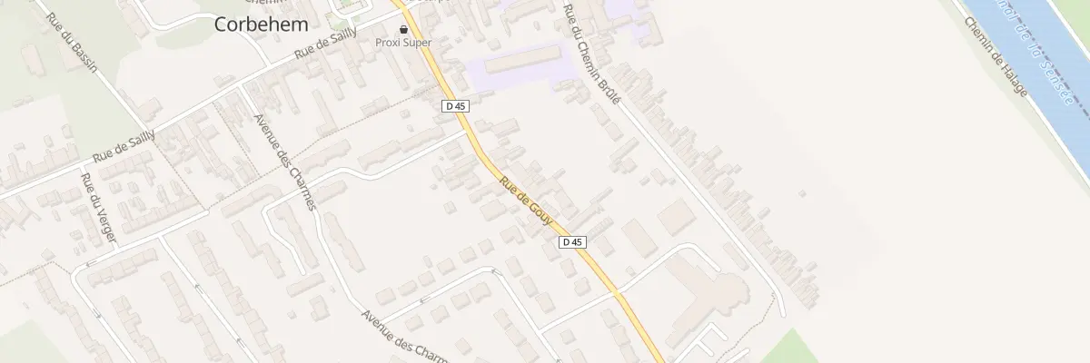Plan du 23 Rue de Gouy à Corbehem
