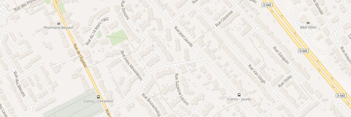 Plan du 263 Rue Simons à Cuincy