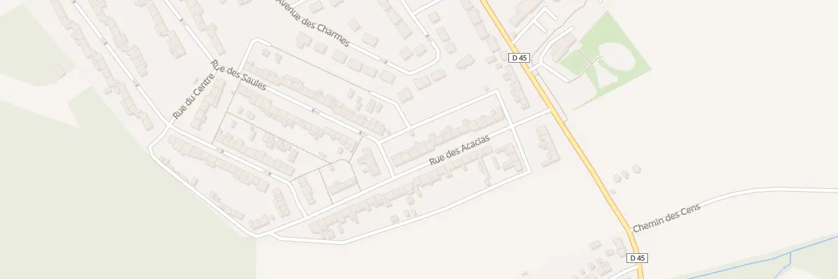 Plan du 20 Rue des Acacias à Corbehem
