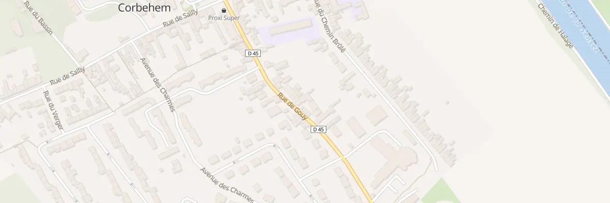 Plan du 25 Rue de Gouy à Corbehem