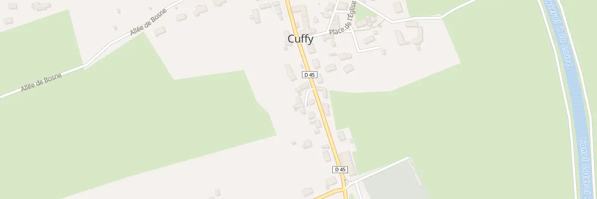 Plan du 1 Imp de la Pitonnerie à Cuffy