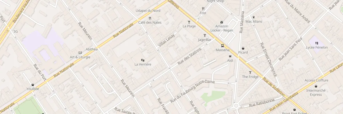 Plan du 27B Rue Alphonse Mercier à Lille