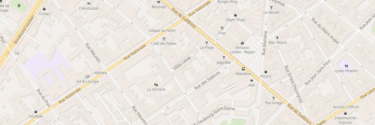 Plan du 8 Vla Lesay à Lille