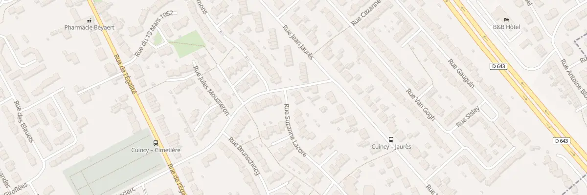 Plan du 13 Rue Suzanne Lacore à Cuincy