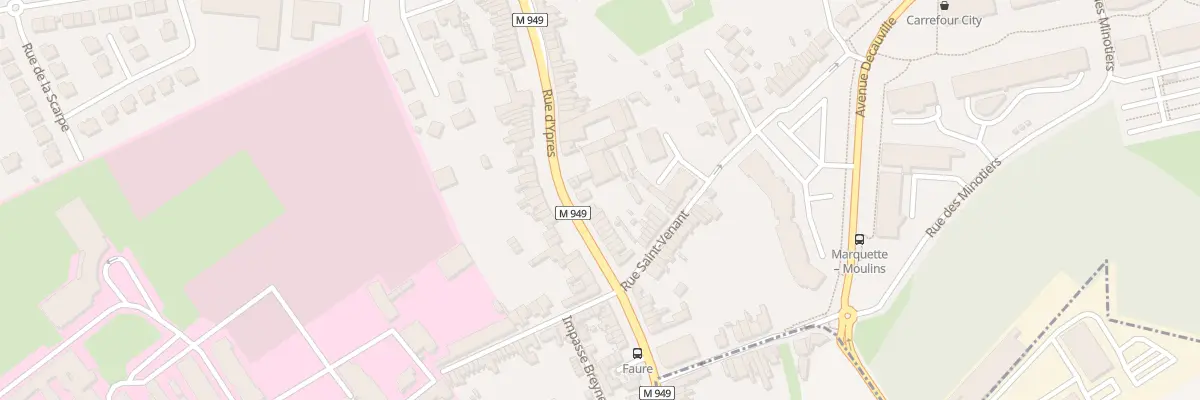 Plan du 181B Rue d’Ypres à Marquette-lez-Lille