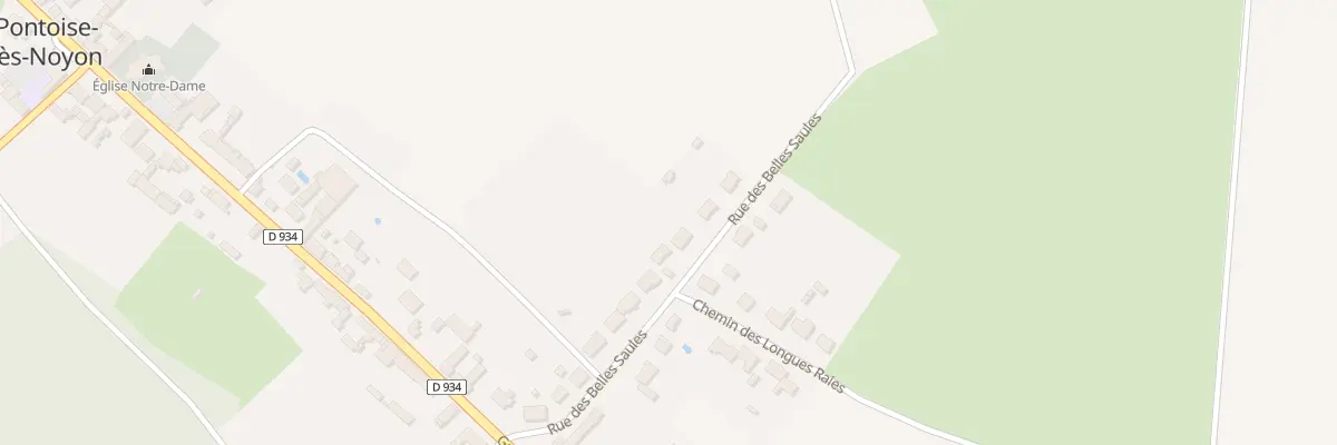 Plan du 193 Rue des Belles Saules à Pontoise-lès-Noyon