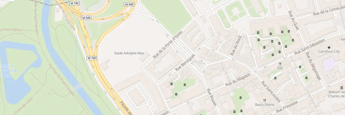 Plan du 3 Av Adolphe Max à Lille
