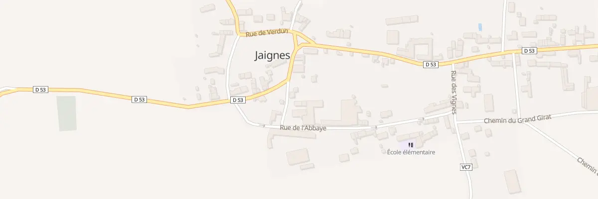 Plan du 4 Rue de l’Eglise à Jaignes
