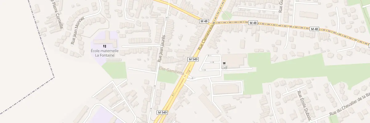 Plan du 96 Rue Clémenceau à Wattignies