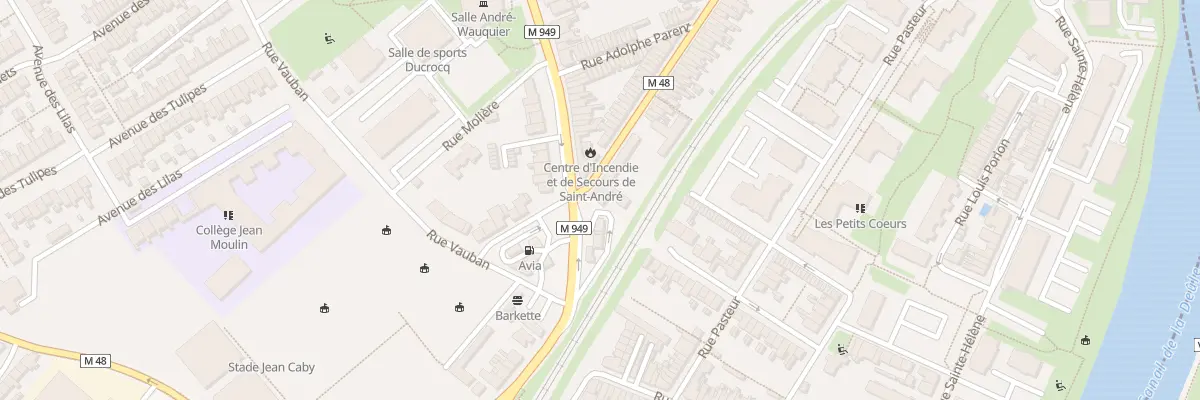 Plan du 4 Rue Sadi Carnot à Saint-André-lez-Lille