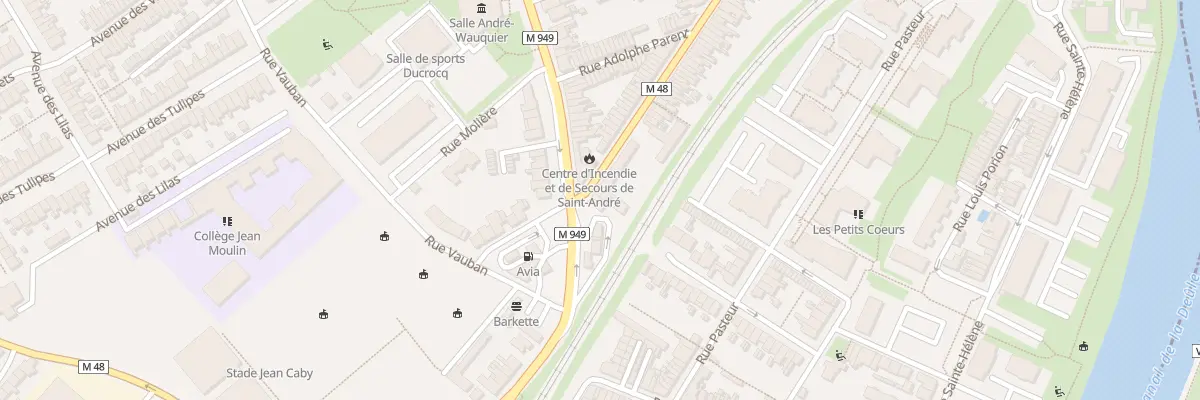 Plan du 6 Rue Sadi Carnot à Saint-André-lez-Lille