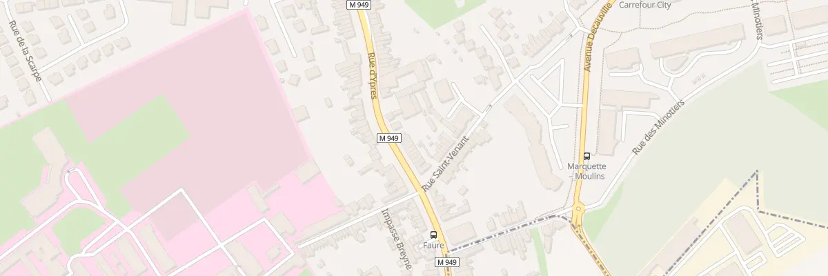 Plan du 183 Rue d’Ypres à Marquette-lez-Lille