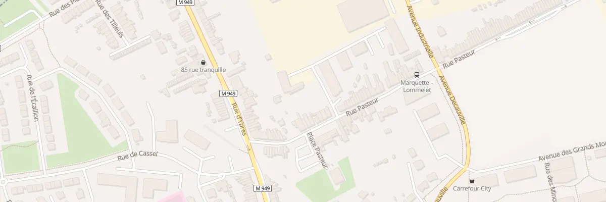 Plan du 276 Rue Pasteur à Marquette-lez-Lille