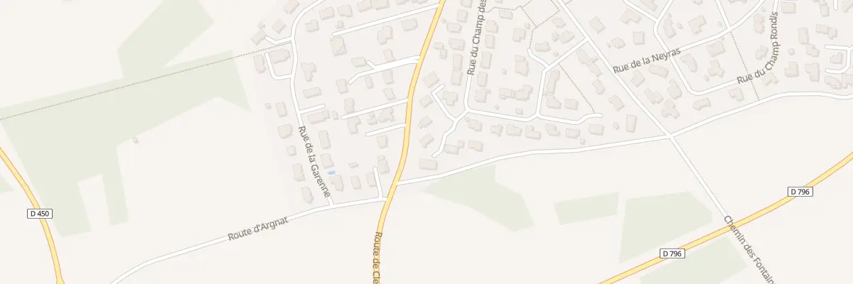 Plan du 26 Rue du Champ des Granges à Malauzat