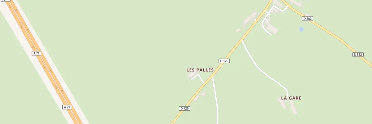 Plan du 5087 Les Palles à Target