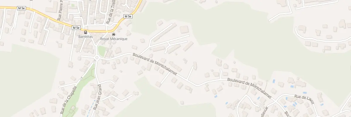 Plan du 17 Bd de Montchalamet à Royat