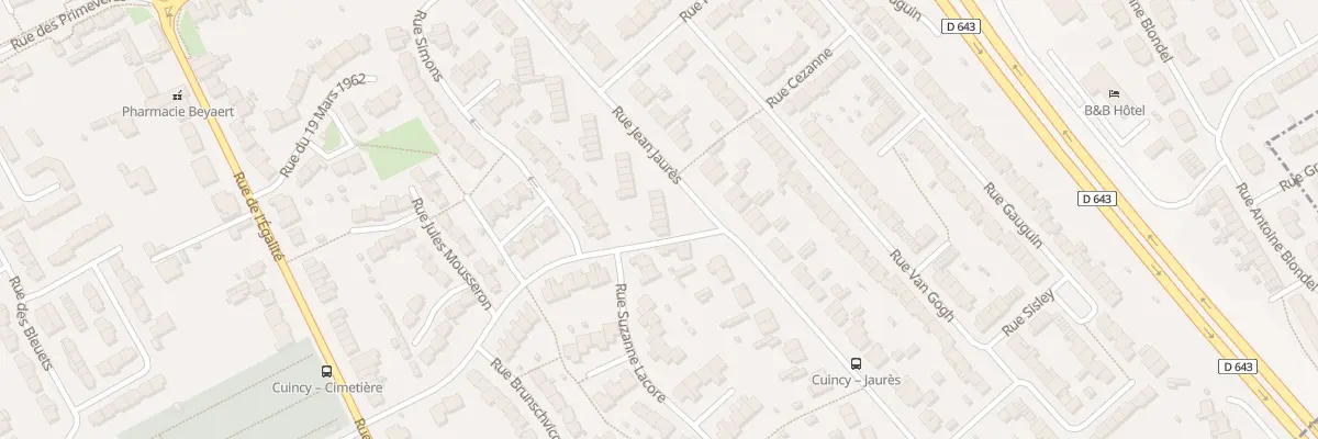 Plan du 298 Rue Jean Jaurès à Cuincy