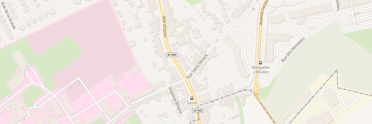 Plan du 191 Rue d’Ypres à Marquette-lez-Lille