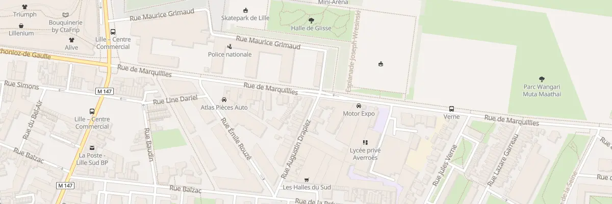 Plan du 76 Rue de Marquillies à Lille