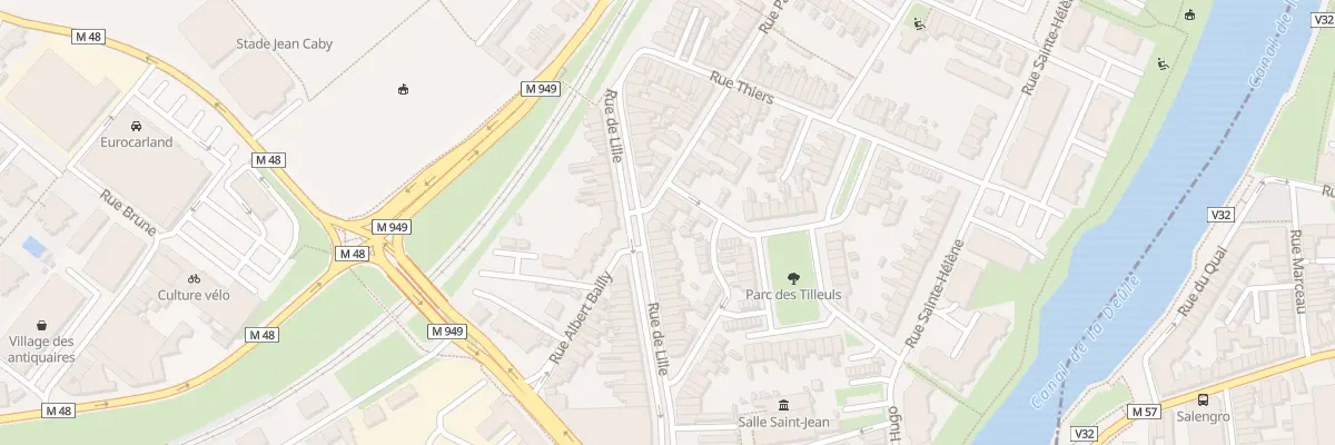 Plan du 2 Rue Pasteur à Saint-André-lez-Lille