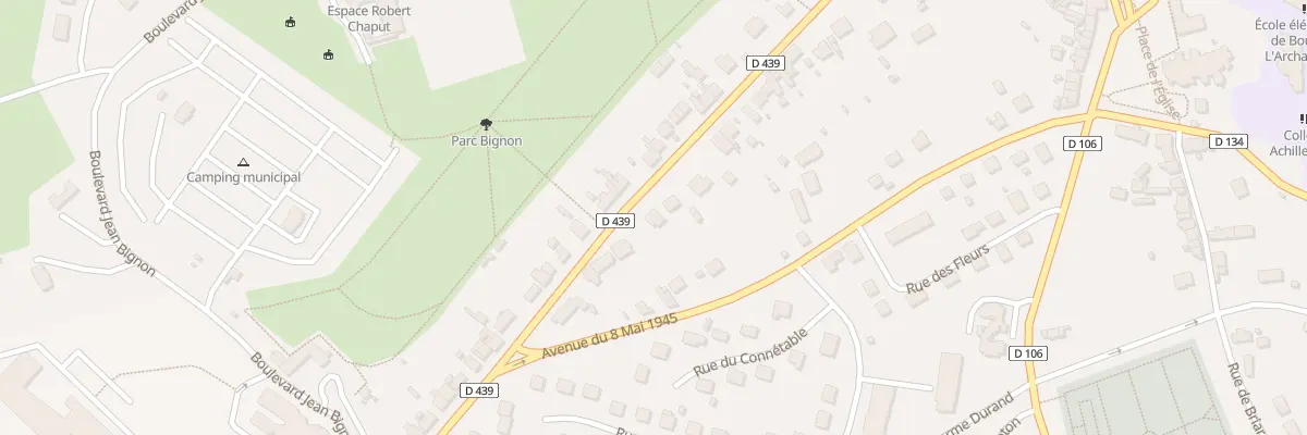 Plan du 35 Bd de Solins à Bourbon-l’Archambault